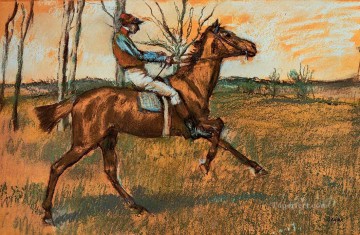  degas obras - el jockey Edgar Degas